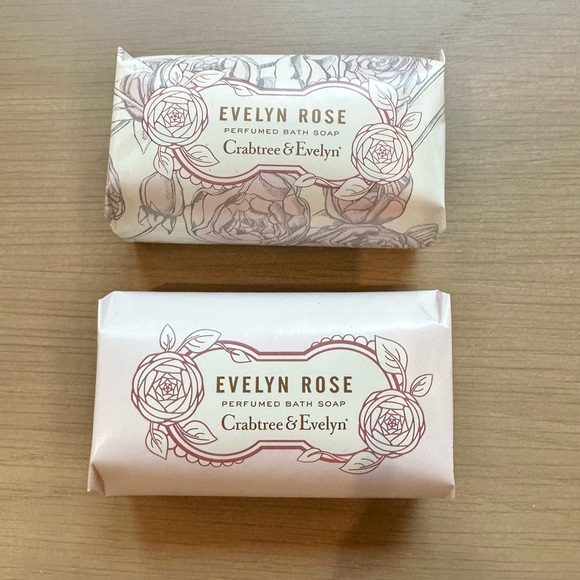 Crabtree & Evelyn Other - Crabtree & Evelyn “Evelyn Rose” Soap Duo